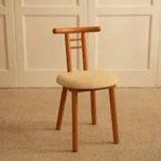 Italian chairs in wood and velvet