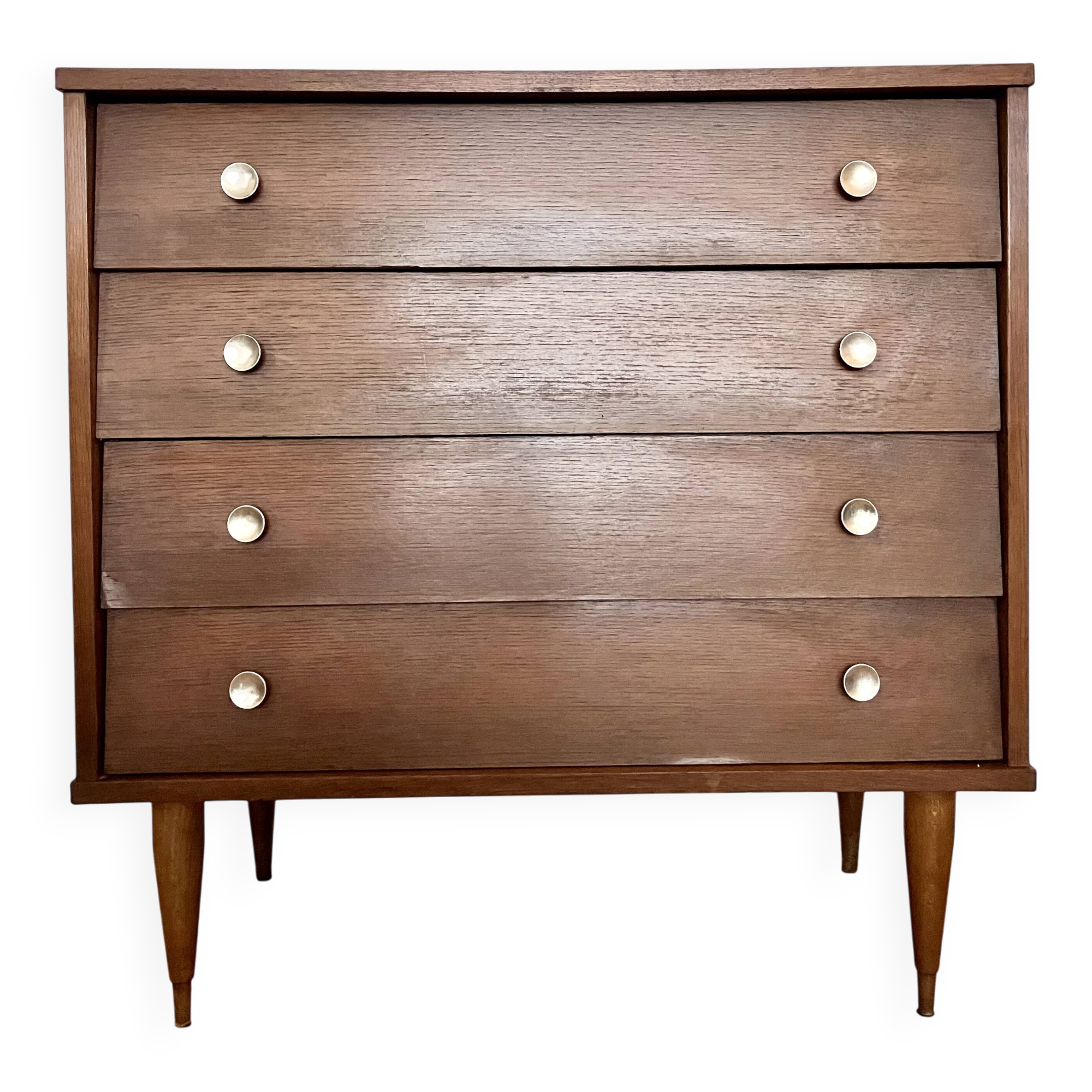 Tapered leg chest of drawers