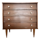 Tapered leg chest of drawers