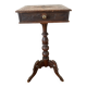 Ancienne Table d’appoint tripode avec tiroir