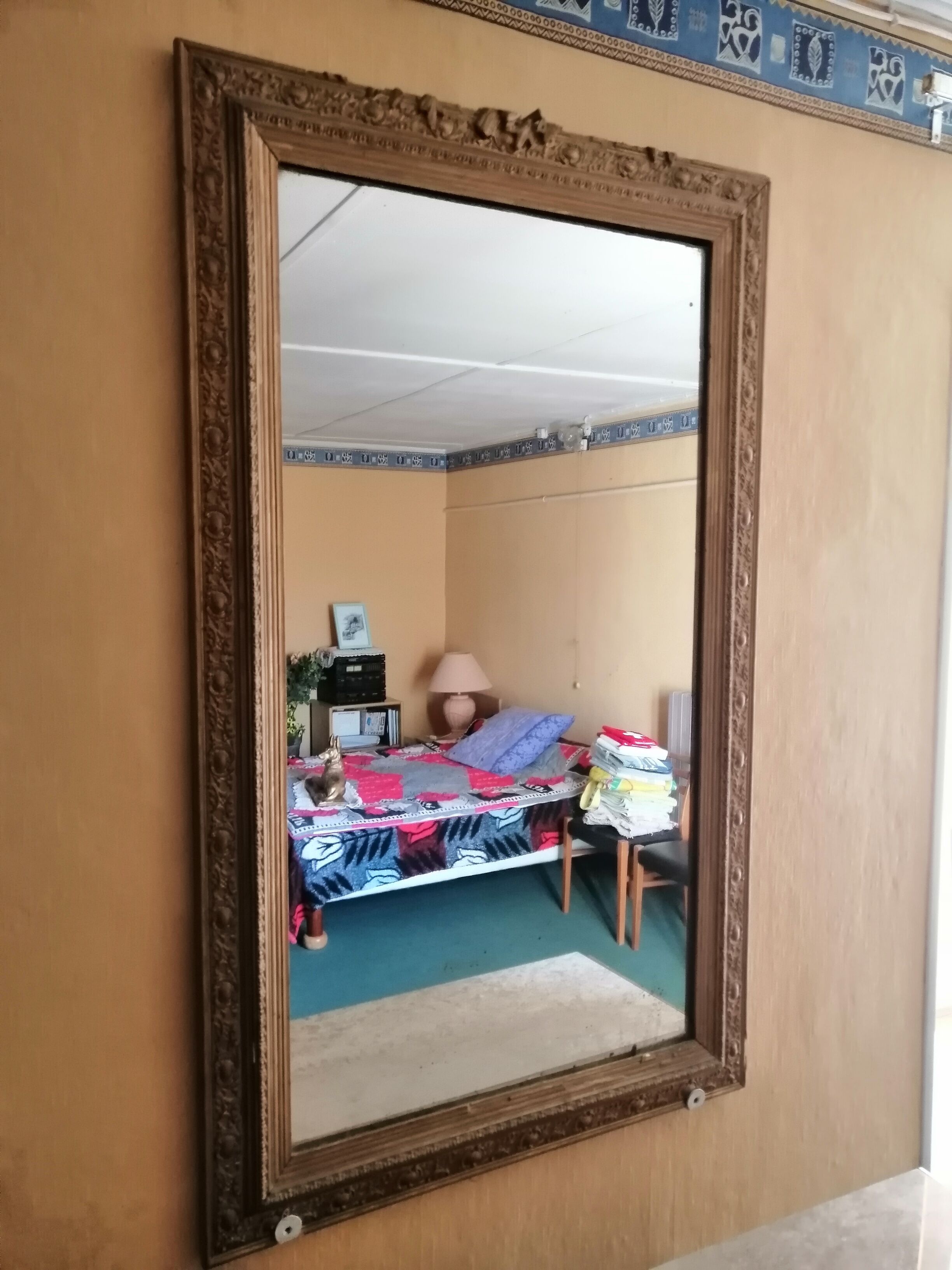 Old gilded mirror 75x124cm