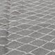 Traditional grey and white berber carpet 200x150cm