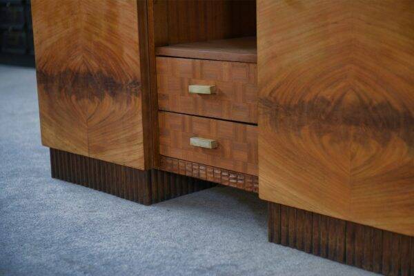 Art Deco Walnut Buffet, 1930s