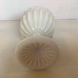 Baguier calice opaline perlée
