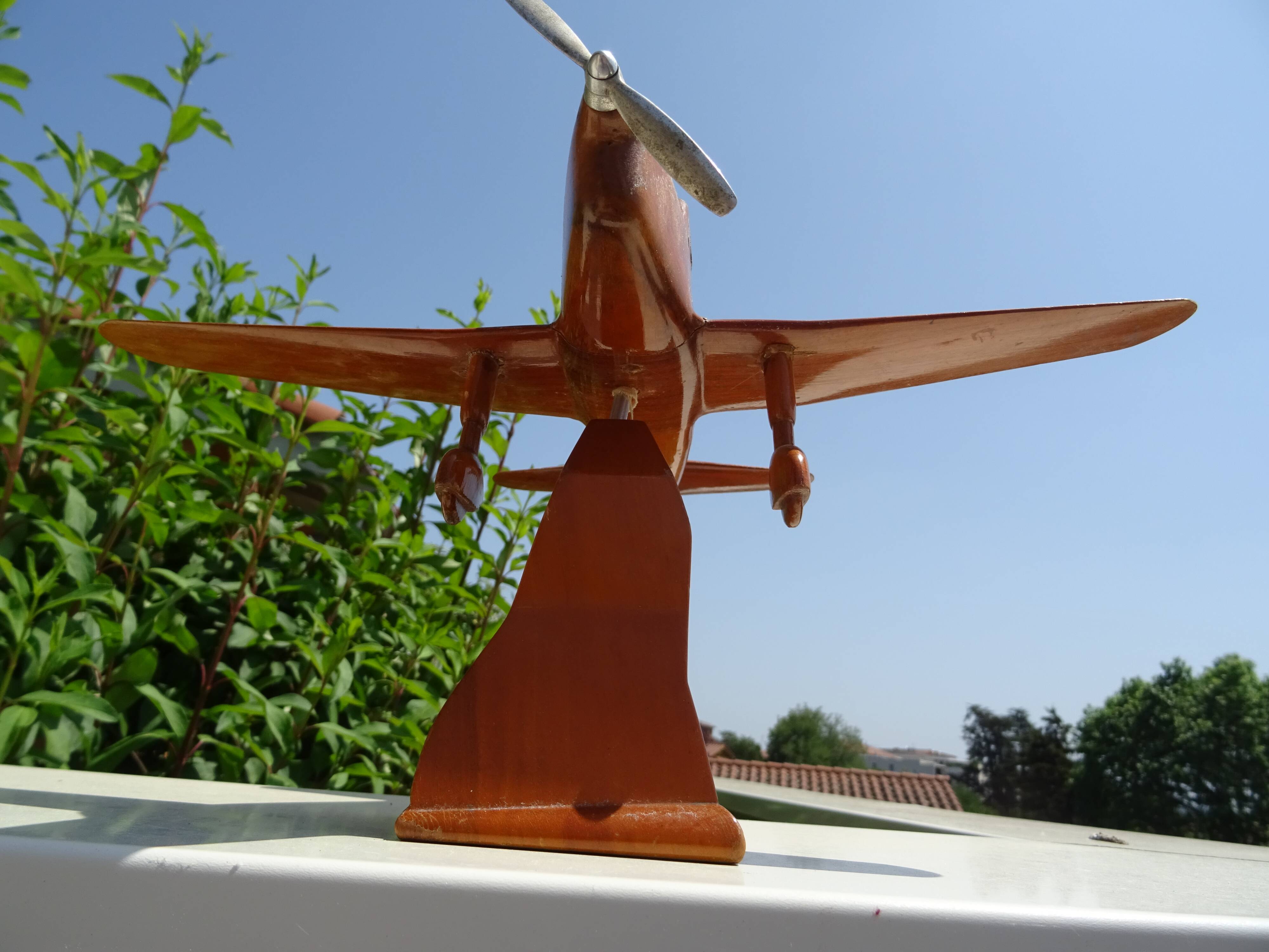 Wooden plane Art Deco 30 years 40