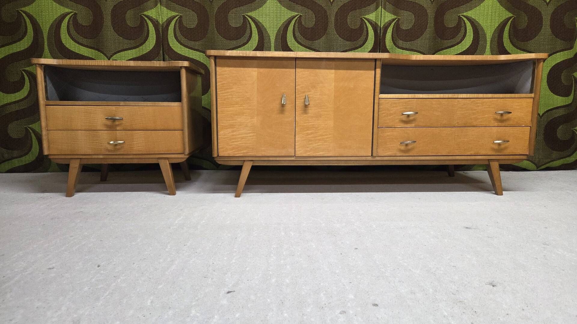 Enfilade basse modulable vintage années 1960 vintage