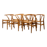 Wishbone chair by Hans J. Wegner for Carl Hansen & Søn, Set of 6