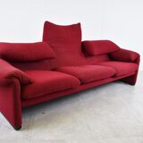 Maralunga 3 seater sofa by Vico Magistretti for Cassina