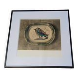 Picasso lithograph "Colourful Bird" (1967) - Mourlot Workshop - Print