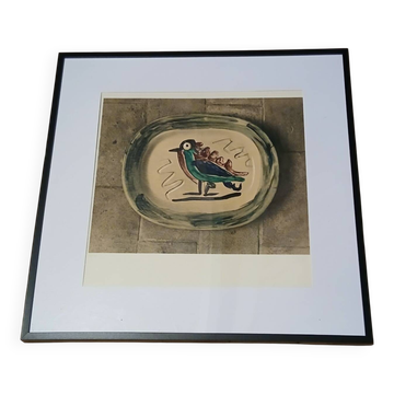 Picasso lithograph "Colourful Bird" (1967) - Mourlot Workshop - Print