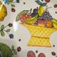 Villa fiori fruit basket plate