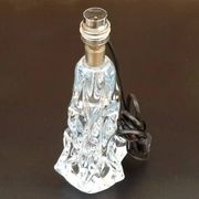 Pied de lampe (grand modèle) verre transparent années 1950