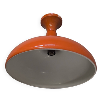 Lustre retro orange et blanc