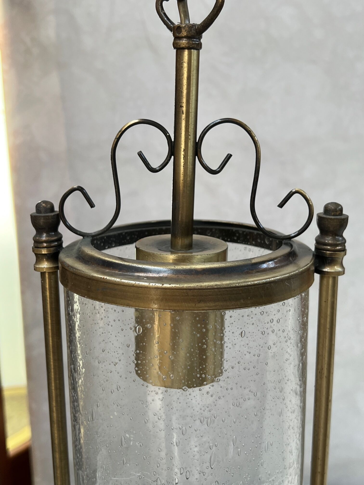 Lanterne suspendue bronze