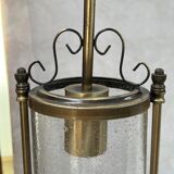 Bronze hanging lantern.