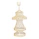 Shell chandelier Cabrias 60s