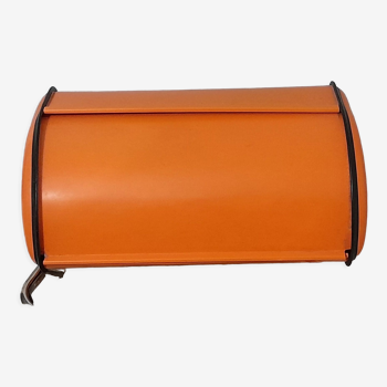 Boite a pain vintage années 70-80 orange
