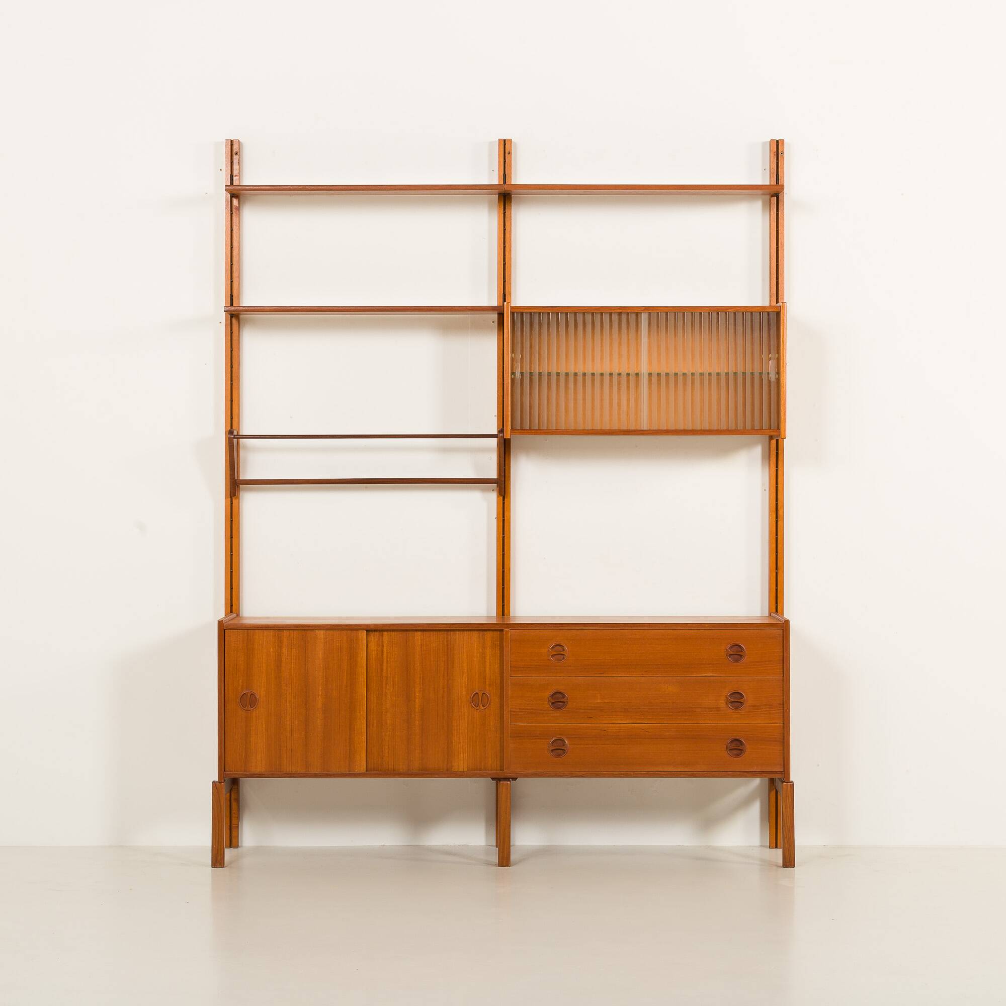 Scandinavian free standing wall unit by Sven Andersen, Norway, 1960s