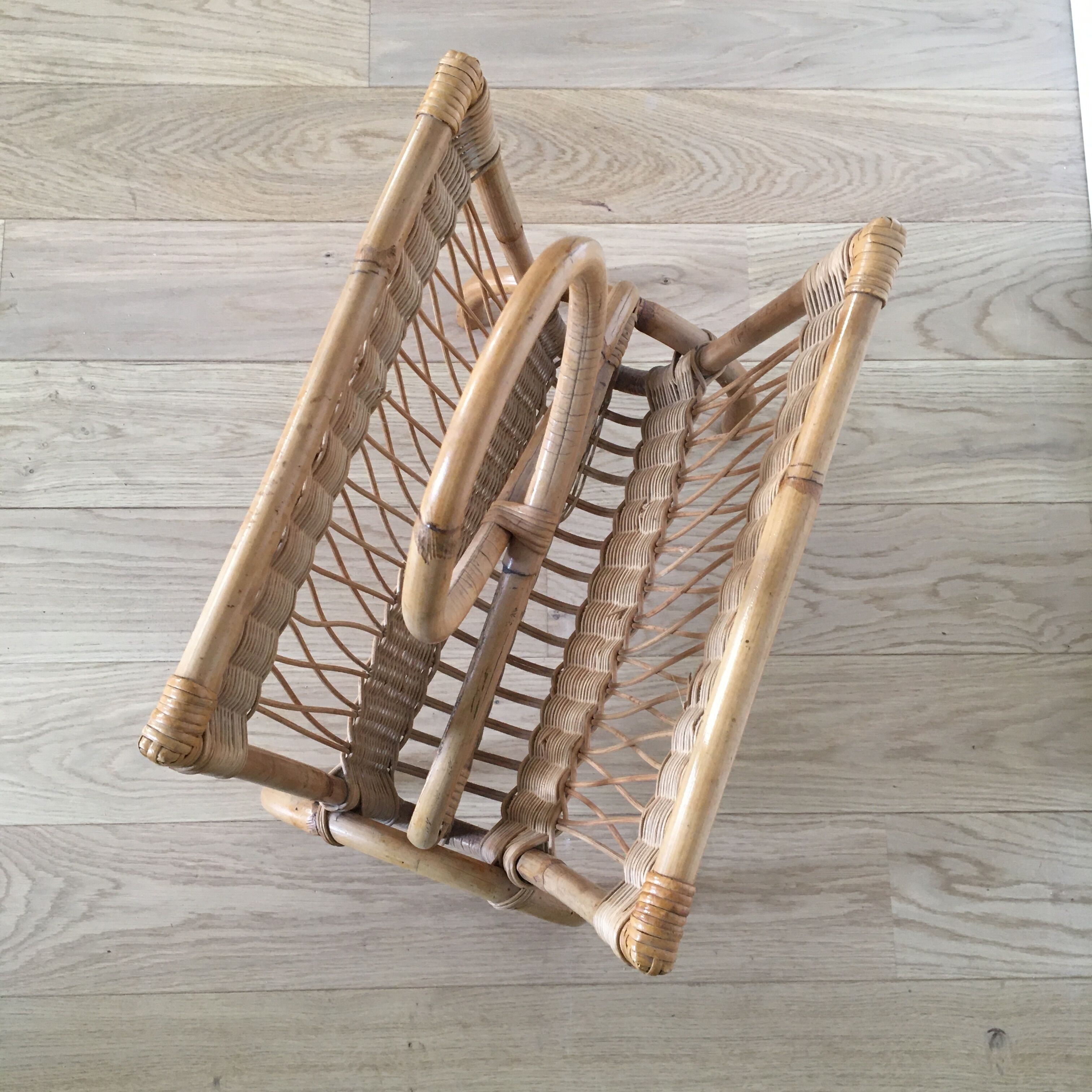 Rattan magazine door