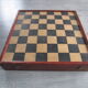Old wooden game box