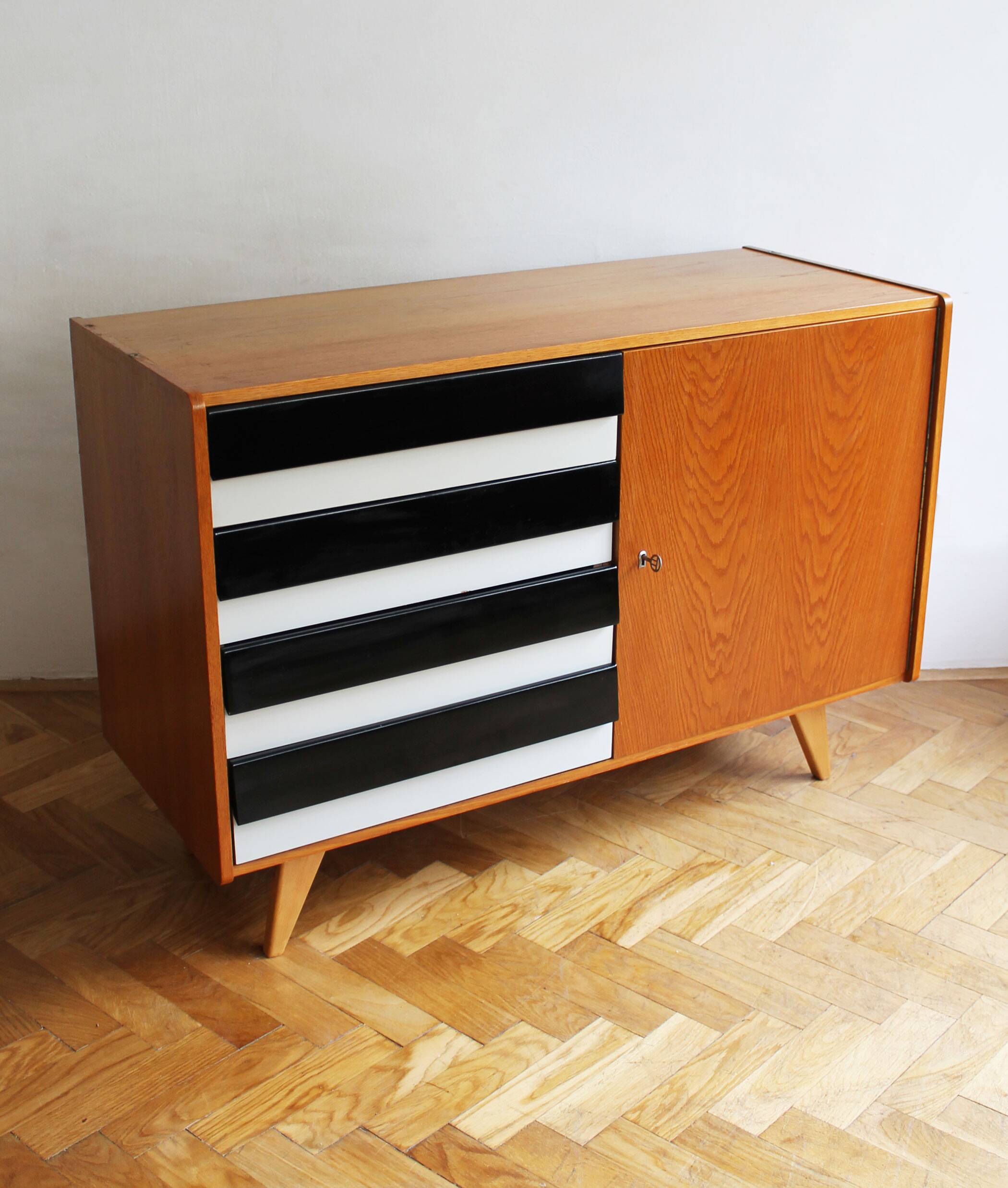 Original 1960s U-458 Sideboard by Jiří Jiroutek, Czechoslovakia