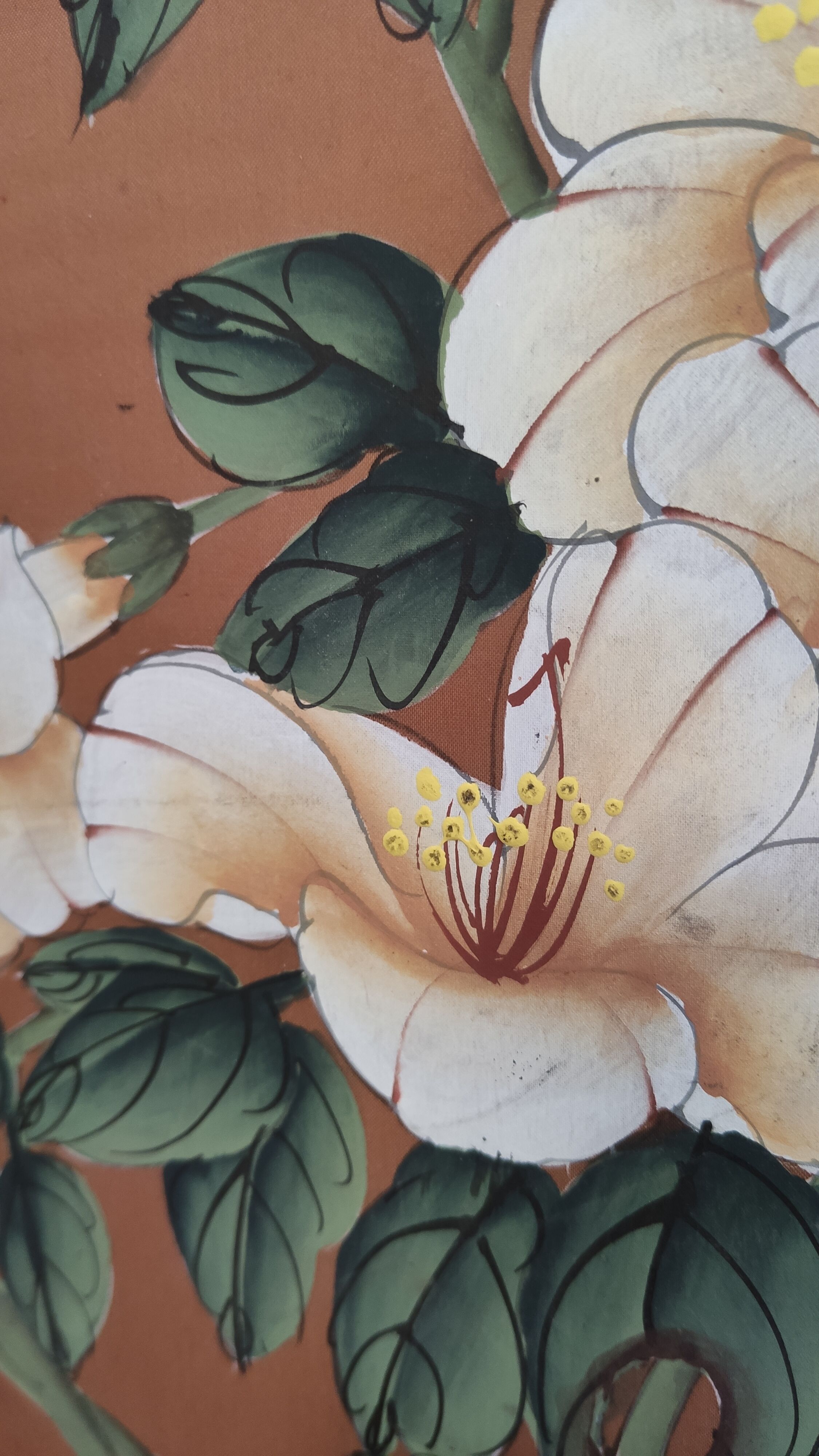 Japanese table screen, 4 ventaux