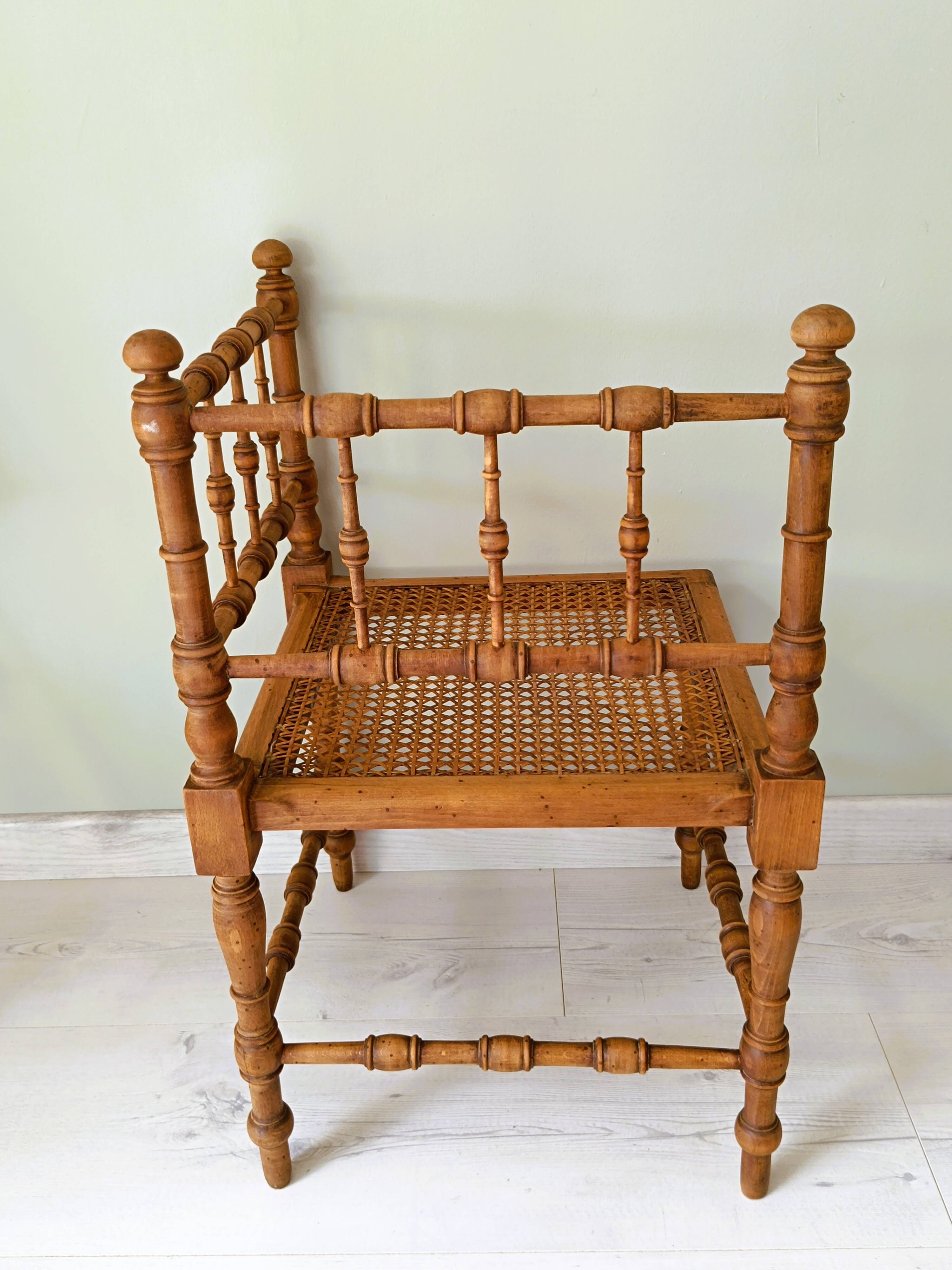 Art Nouveau corner chair