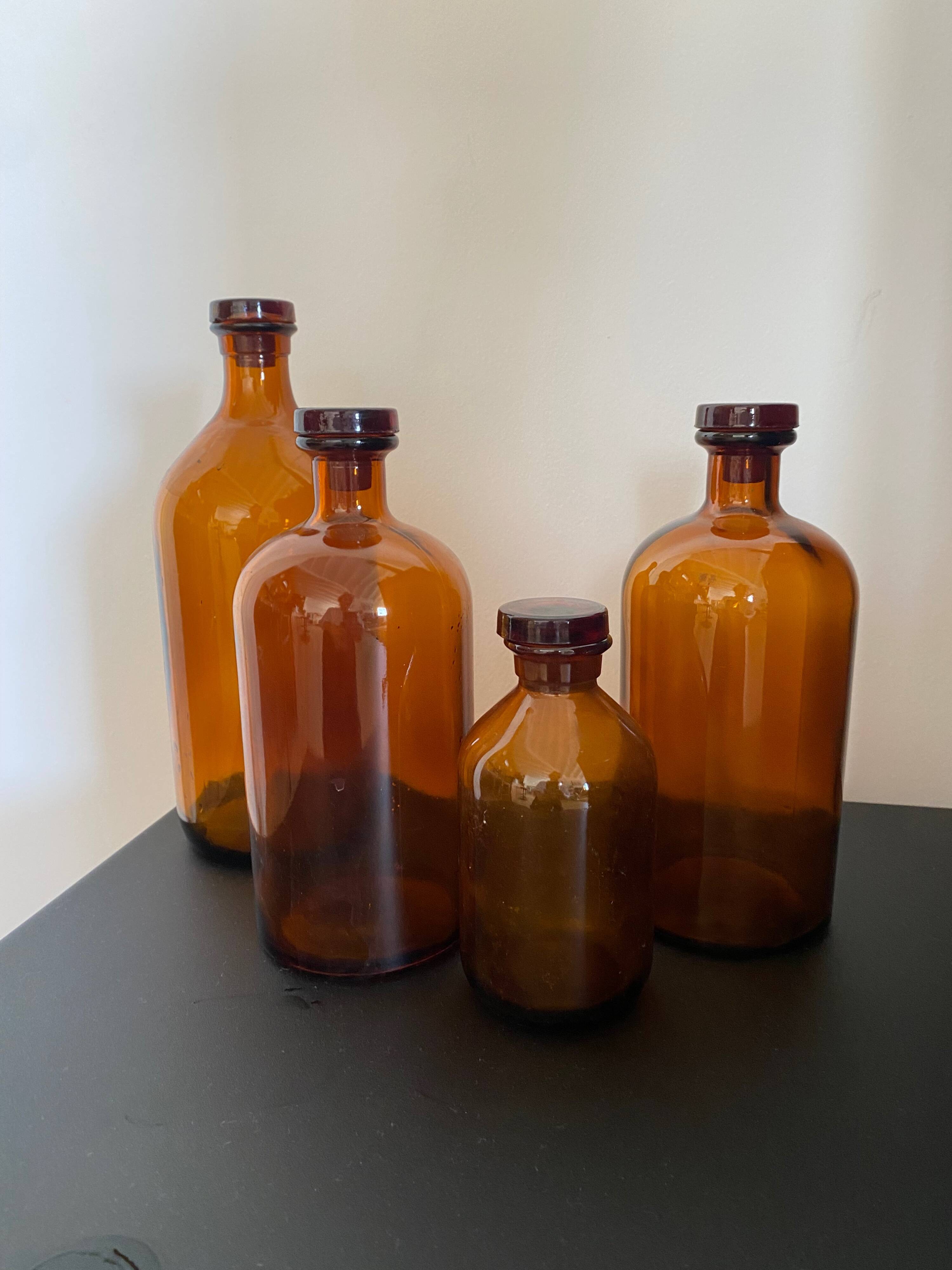 Lot of pharmacy jars