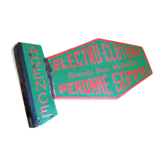 1950 electro-iron plate Péronne and double-sided sum