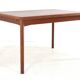Table à manger rectangulaire extensible en teck de Henning Kjaernulf pour Vejle