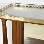 Table console en merisier, style Louis XVI, fin XIXème