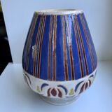 Vintage painted and signed ceramic vase