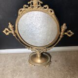 Miroir pivotant en bronze 30x38cm