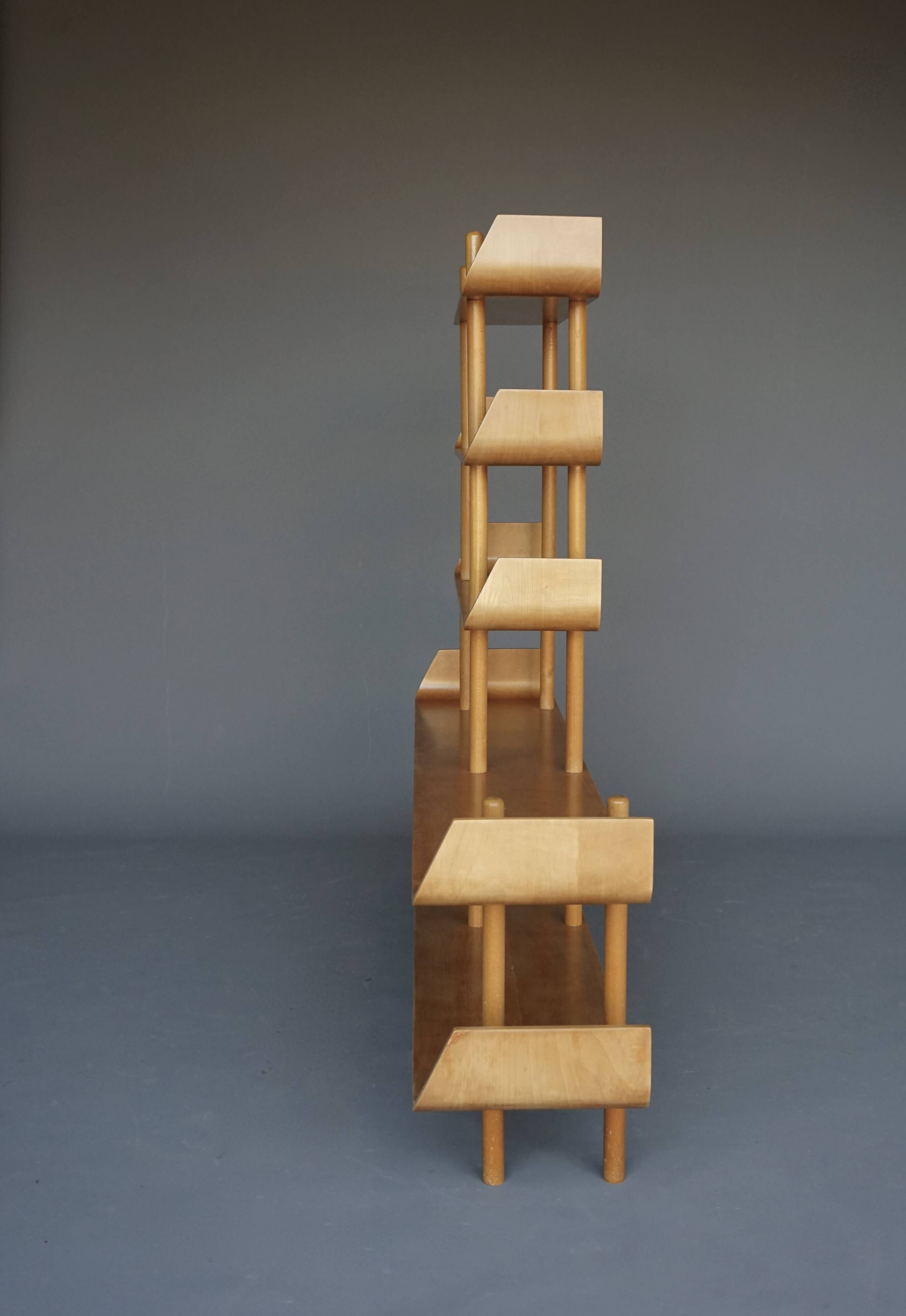 Large bookcase or shelving unit by Willem Lutjens for Gouda de Boer, 1950s