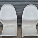 Pair of Verner Panton chairs, Vitra edition