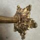 Antique wall lamp – opaline collar lamp with brass holder