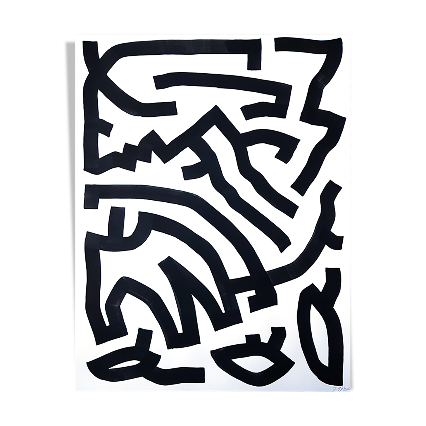 Painting on paper - "Choice"