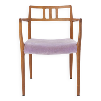 Fauteuil Niels Moller, modèle 64, Danois, Teck, années 1960