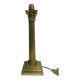 Corinthian column lamp in bronze and gilded brass