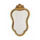 Miroir en bois de style baroque doré français classique 54 cm