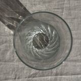 Set of 6 glass orangeade glasses H14.5 D7