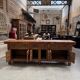 Buffet brutaliste en vieux sapin