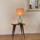 Lampe dame jeanne et rabane