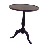 wooden pedestal table
