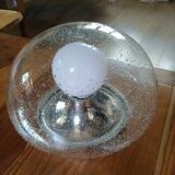 Designer ceiling light in bubble glass