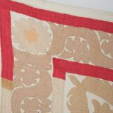 Hand knotted rug, vintage turkish rug 135x142 cm