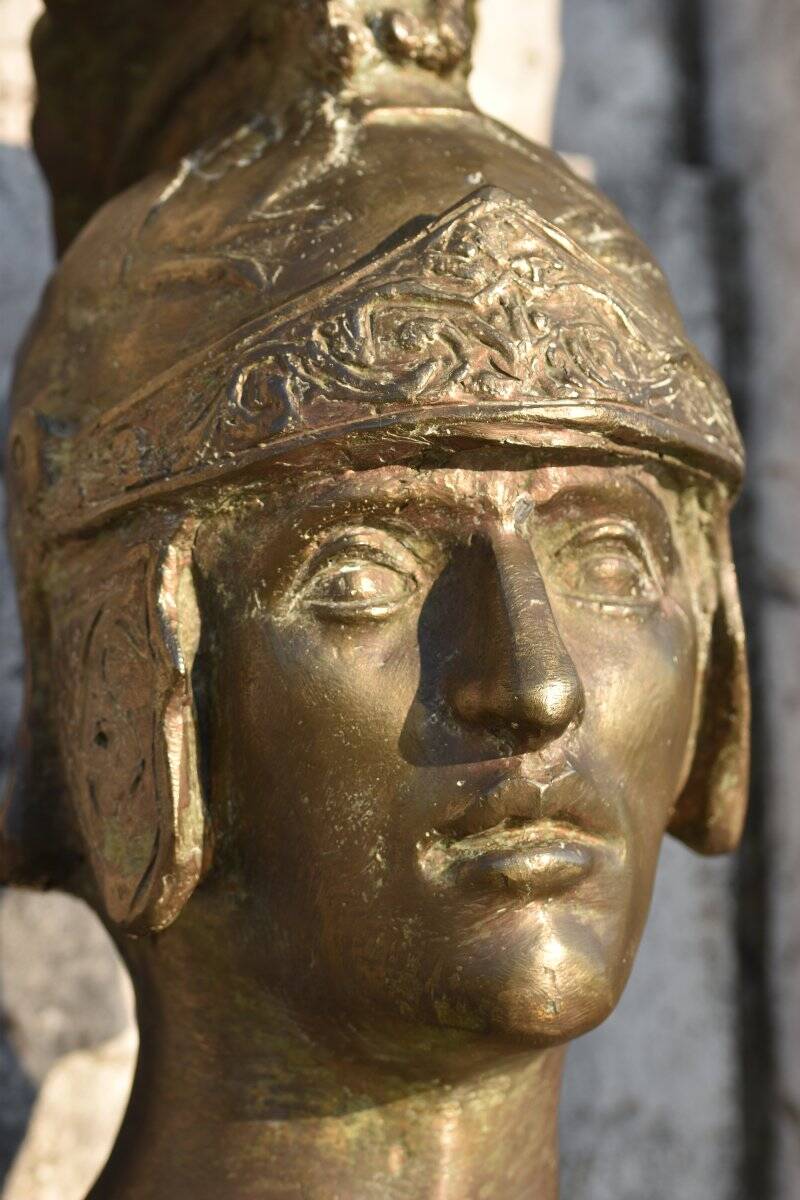 André Tajana (attributed to) Head of a Roman Warrior (1938)