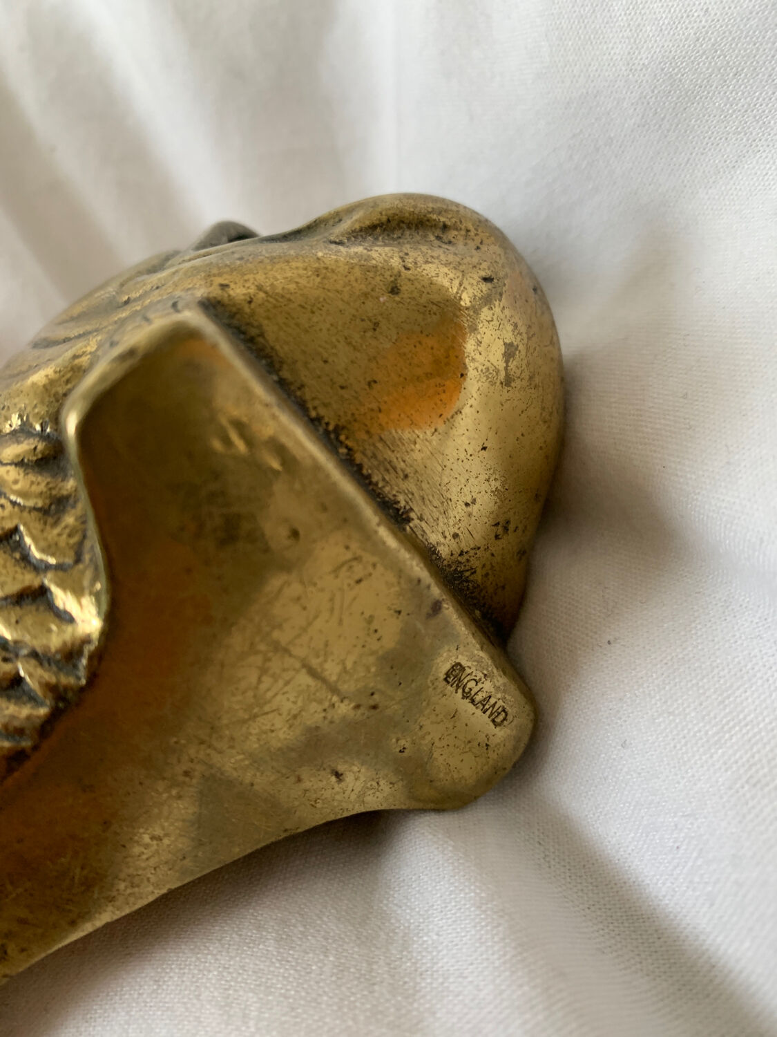 Bronze ashtray fish shaped