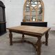 Italian table in raw oak from the 19th century.