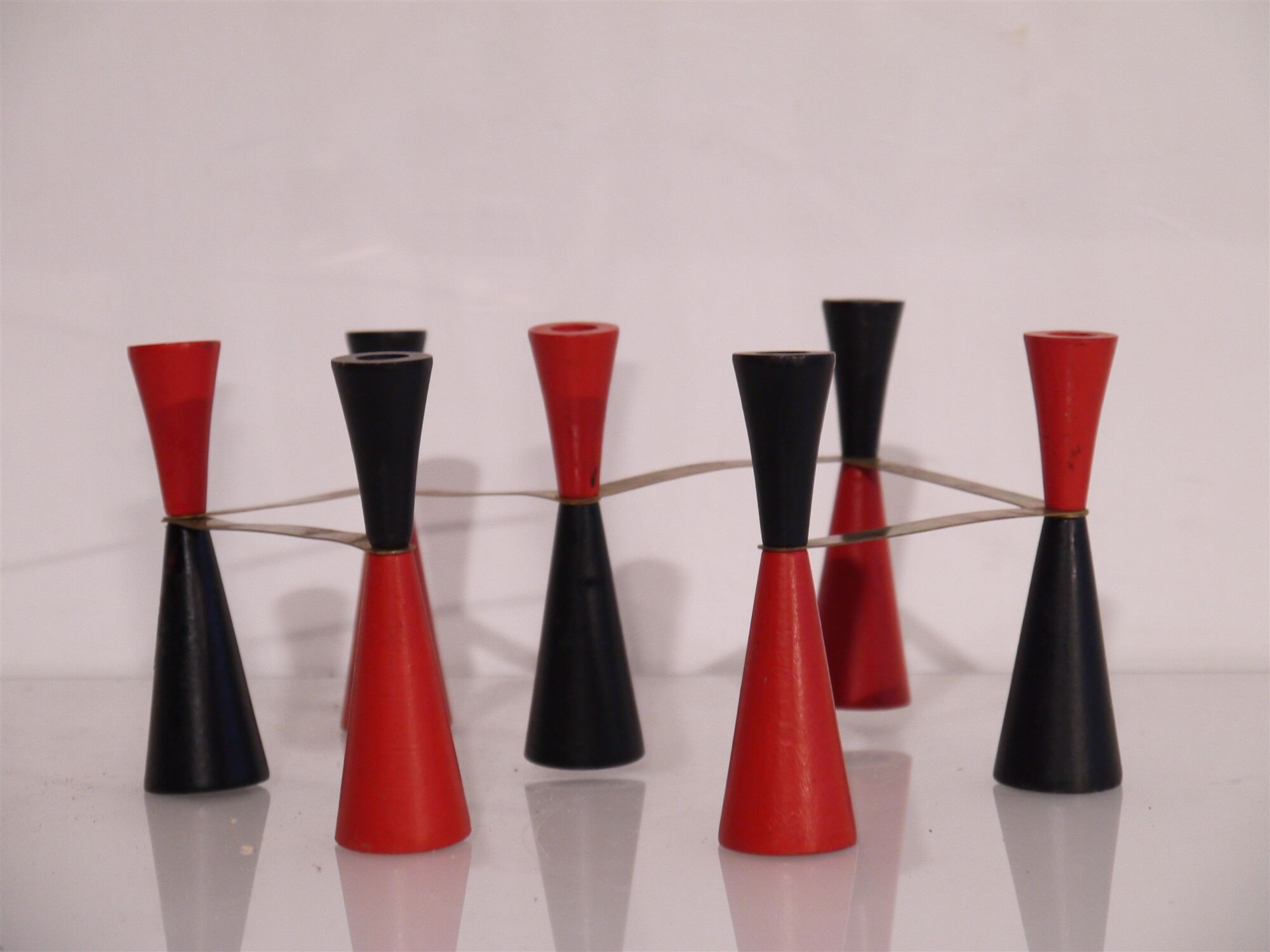 Candlestick modular wooden